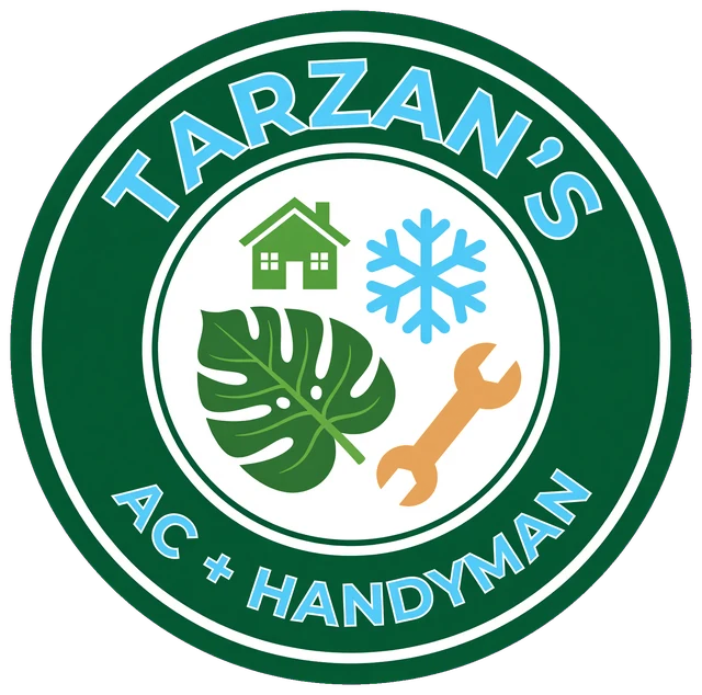 Tarzan's AC & Handyman circular logo